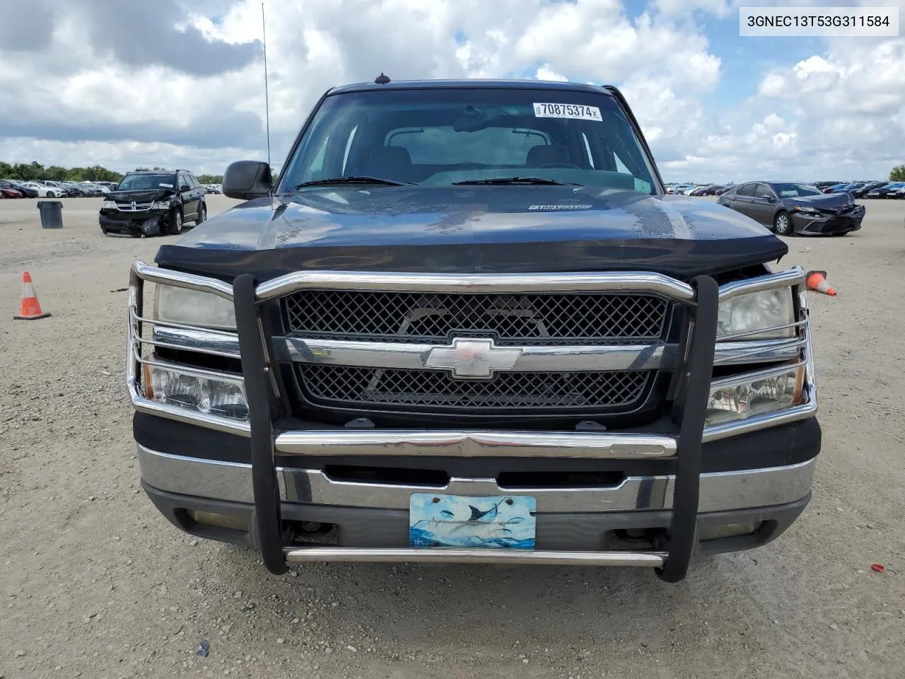 2003 Chevrolet Avalanche C1500 VIN: 3GNEC13T53G311584 Lot: 70875374