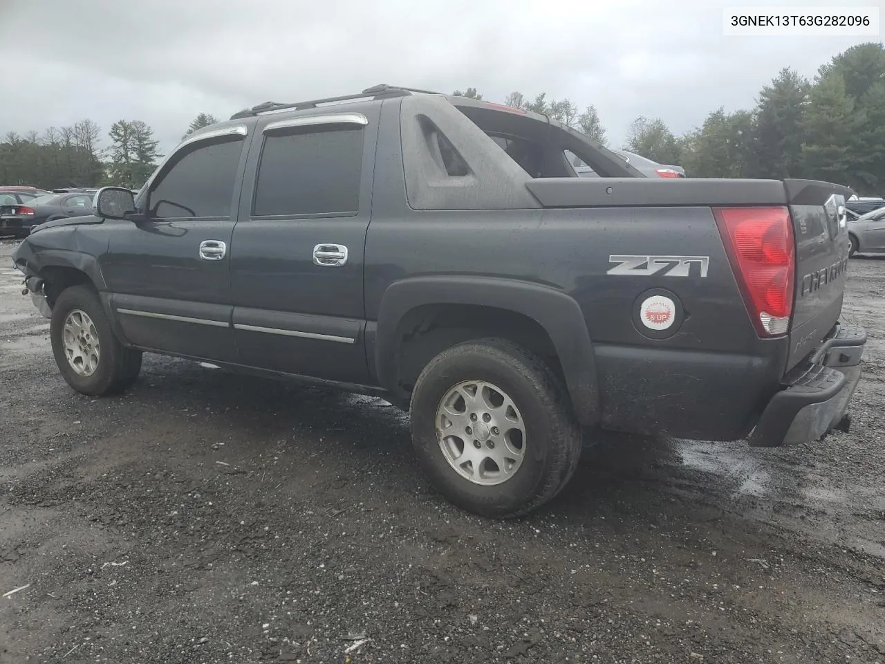 2003 Chevrolet Avalanche K1500 VIN: 3GNEK13T63G282096 Lot: 73493874