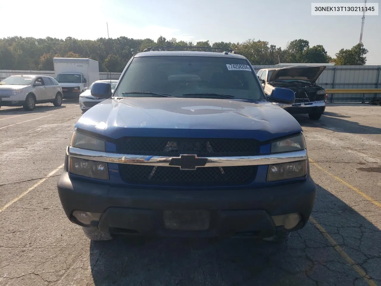 3GNEK13T13G211145 2003 Chevrolet Avalanche K1500