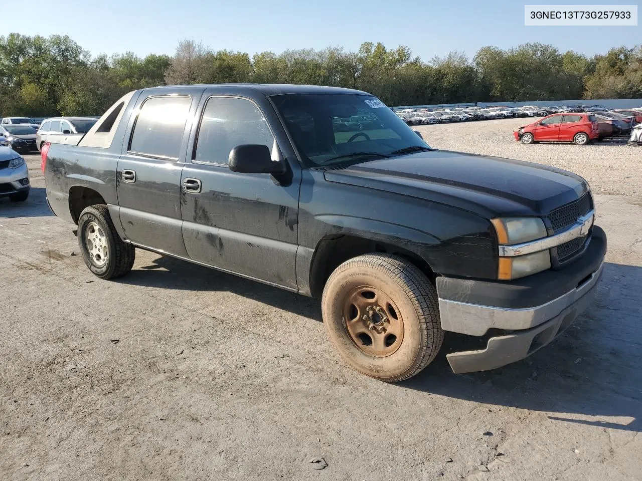 2003 Chevrolet Avalanche C1500 VIN: 3GNEC13T73G257933 Lot: 75076614