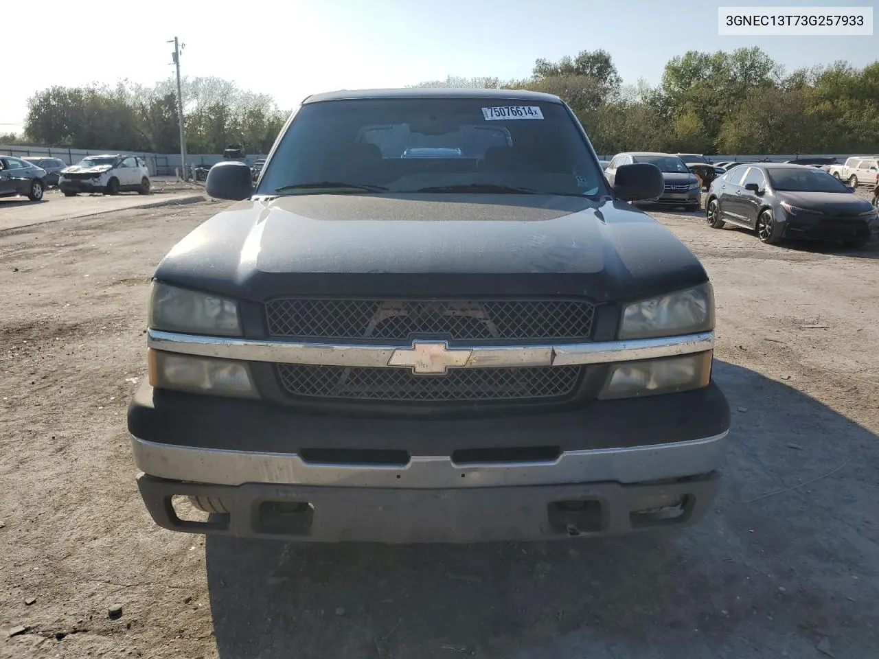 2003 Chevrolet Avalanche C1500 VIN: 3GNEC13T73G257933 Lot: 75076614