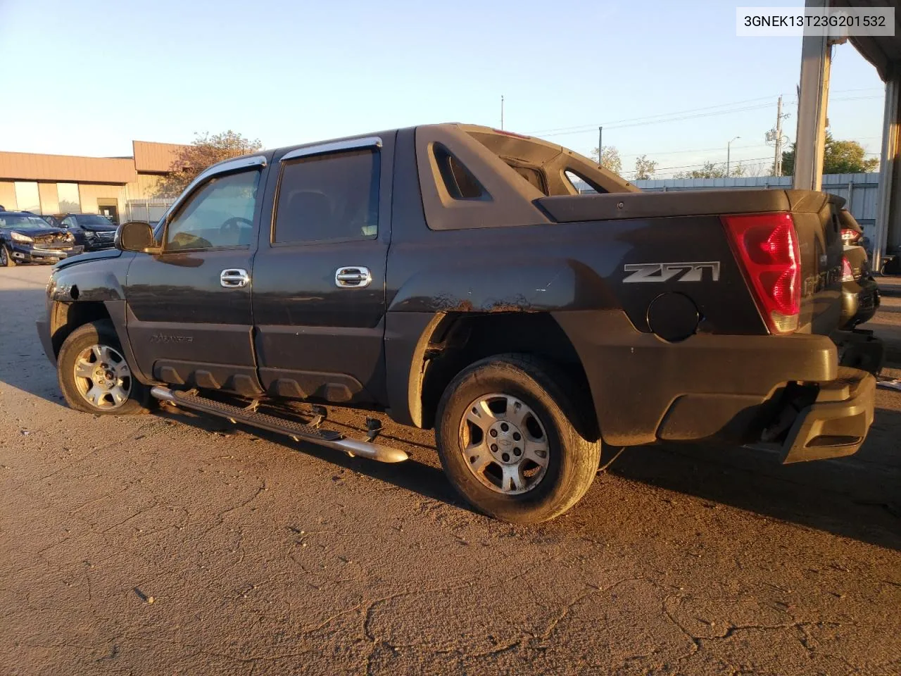 2003 Chevrolet Avalanche K1500 VIN: 3GNEK13T23G201532 Lot: 75597624