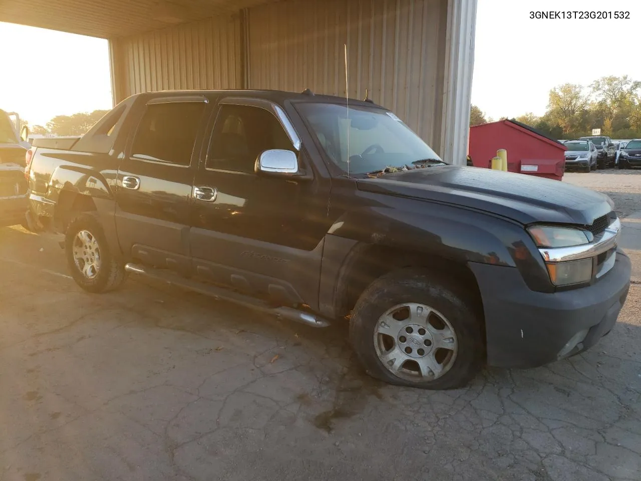 2003 Chevrolet Avalanche K1500 VIN: 3GNEK13T23G201532 Lot: 75597624