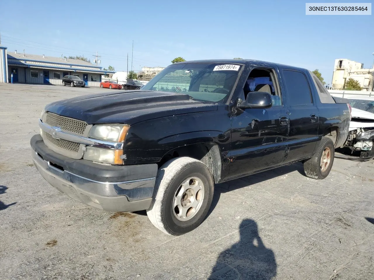 3GNEC13T63G285464 2003 Chevrolet Avalanche C1500