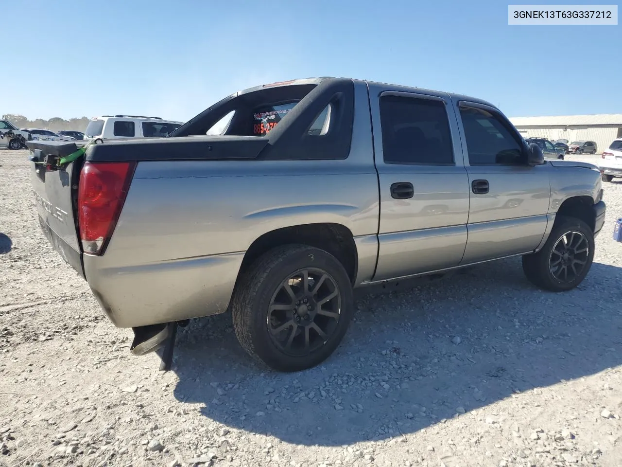 2003 Chevrolet Avalanche K1500 VIN: 3GNEK13T63G337212 Lot: 77467544