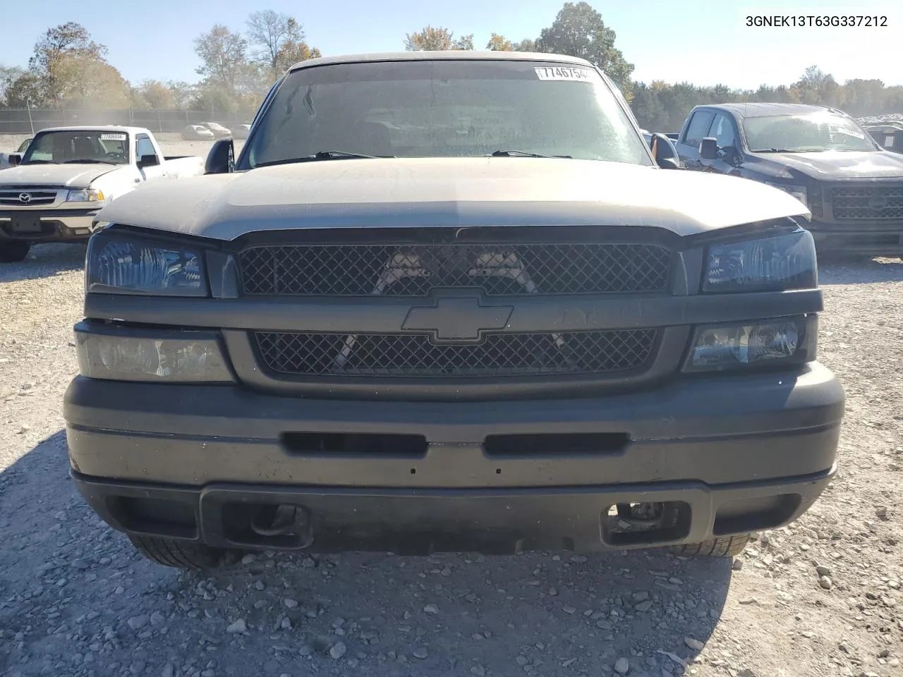 2003 Chevrolet Avalanche K1500 VIN: 3GNEK13T63G337212 Lot: 77467544