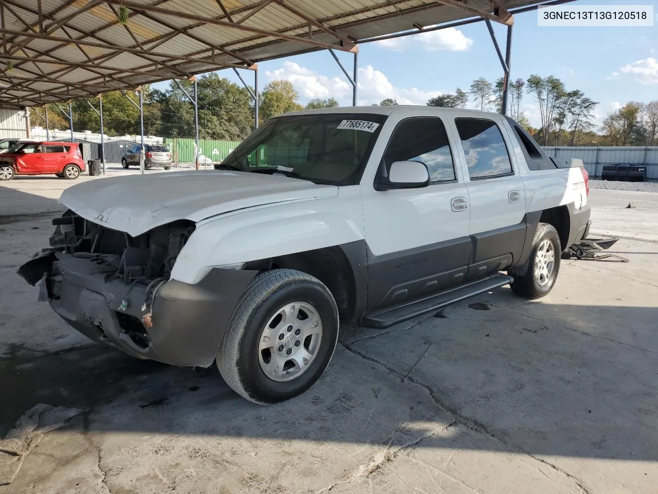 3GNEC13T13G120518 2003 Chevrolet Avalanche C1500