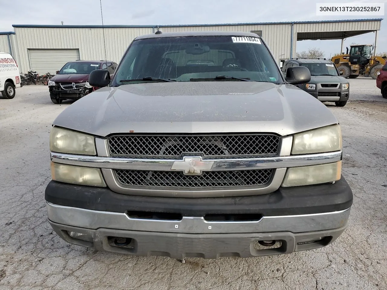 2003 Chevrolet Avalanche K1500 VIN: 3GNEK13T23G252867 Lot: 77711854