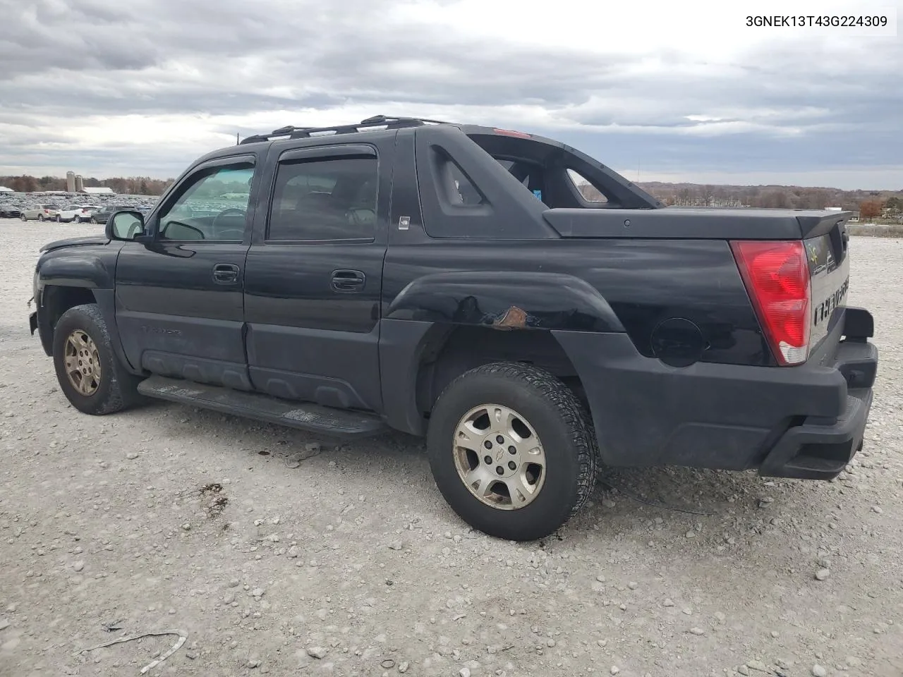 2003 Chevrolet Avalanche K1500 VIN: 3GNEK13T43G224309 Lot: 78406764