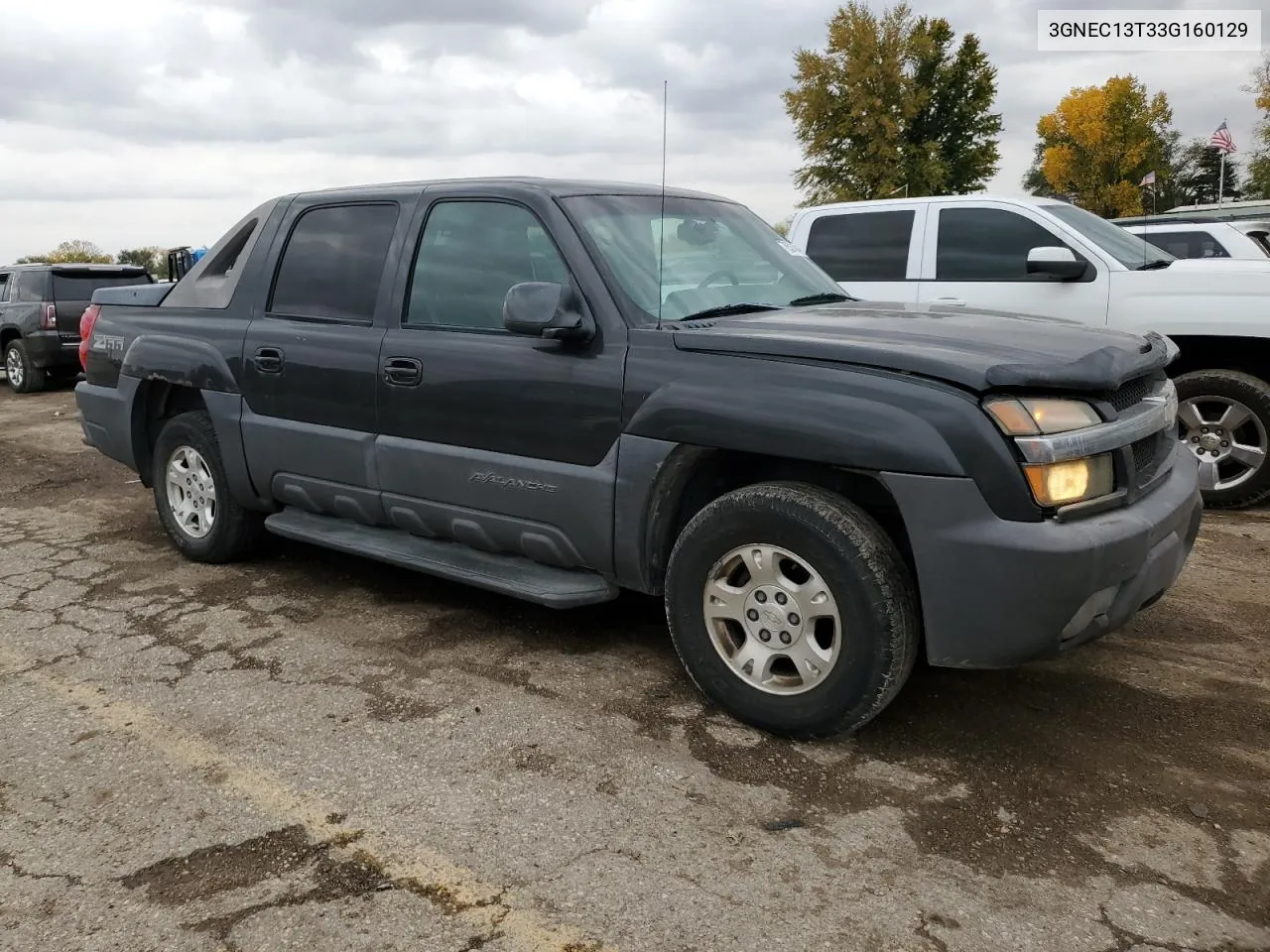 2003 Chevrolet Avalanche C1500 VIN: 3GNEC13T33G160129 Lot: 78524744