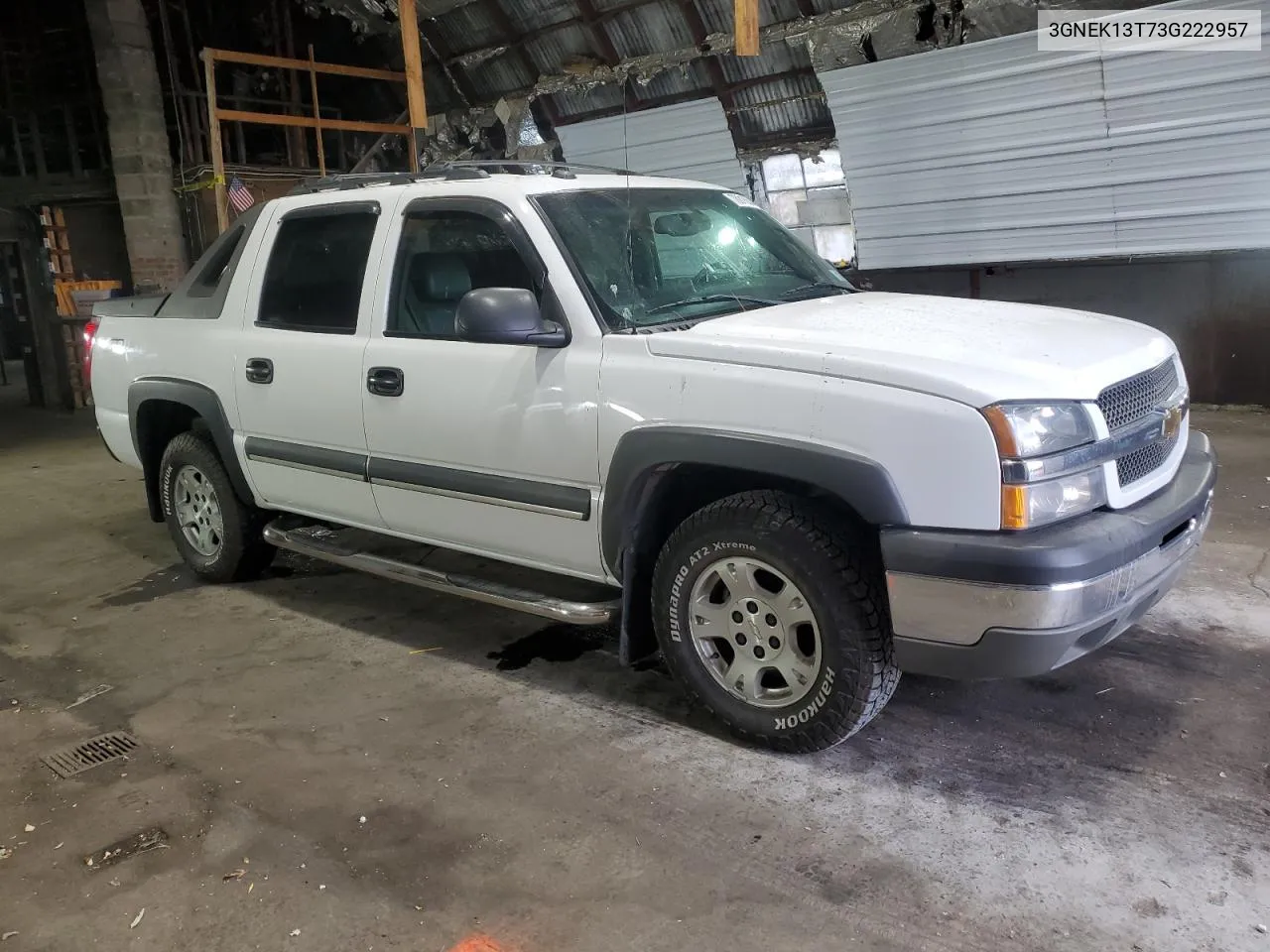 2003 Chevrolet Avalanche K1500 VIN: 3GNEK13T73G222957 Lot: 78816644