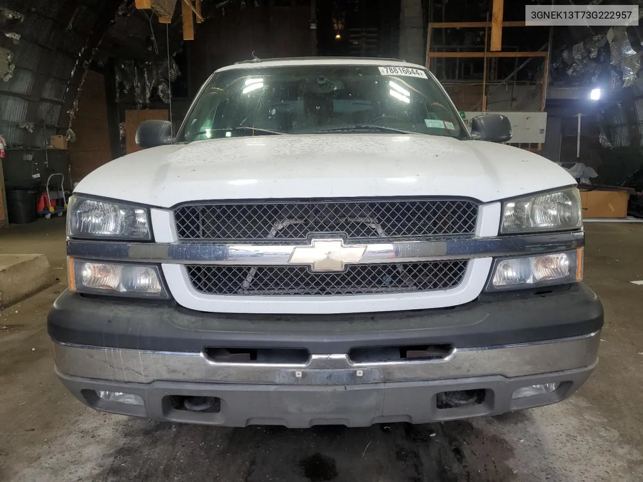 2003 Chevrolet Avalanche K1500 VIN: 3GNEK13T73G222957 Lot: 78816644