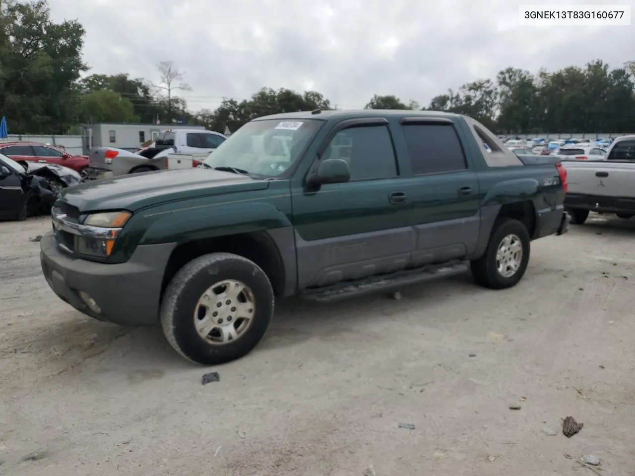 2003 Chevrolet Avalanche K1500 VIN: 3GNEK13T83G160677 Lot: 79468734