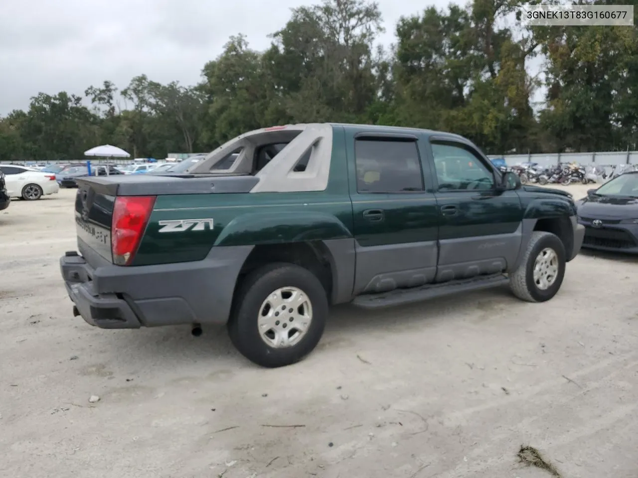 2003 Chevrolet Avalanche K1500 VIN: 3GNEK13T83G160677 Lot: 79468734