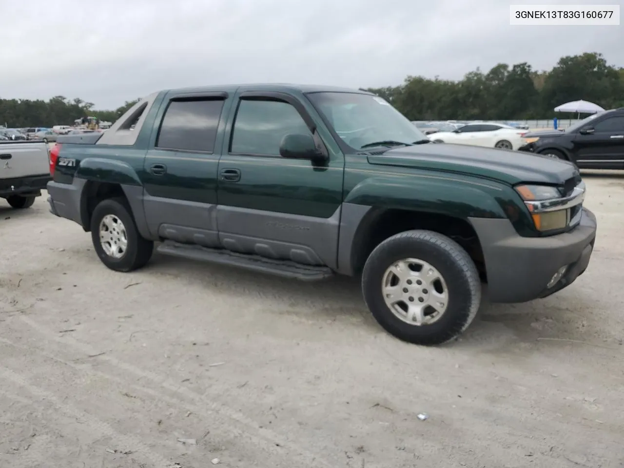 2003 Chevrolet Avalanche K1500 VIN: 3GNEK13T83G160677 Lot: 79468734