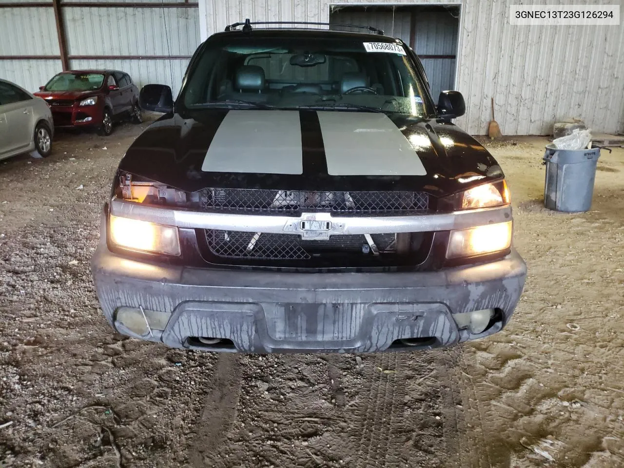 2003 Chevrolet Avalanche C1500 VIN: 3GNEC13T23G126294 Lot: 80562274