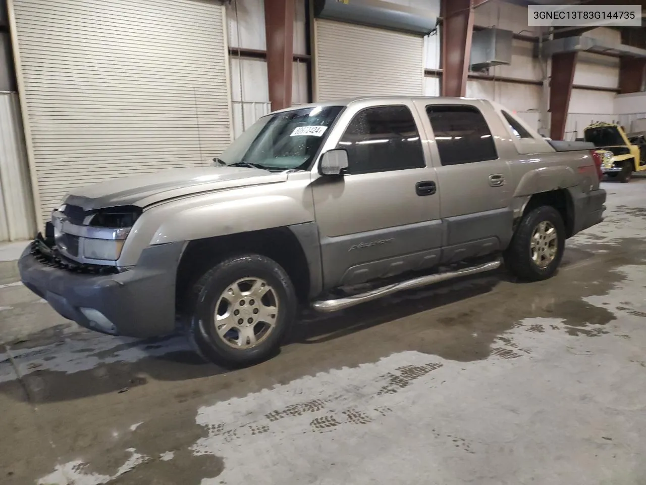 2003 Chevrolet Avalanche C1500 VIN: 3GNEC13T83G144735 Lot: 80972424