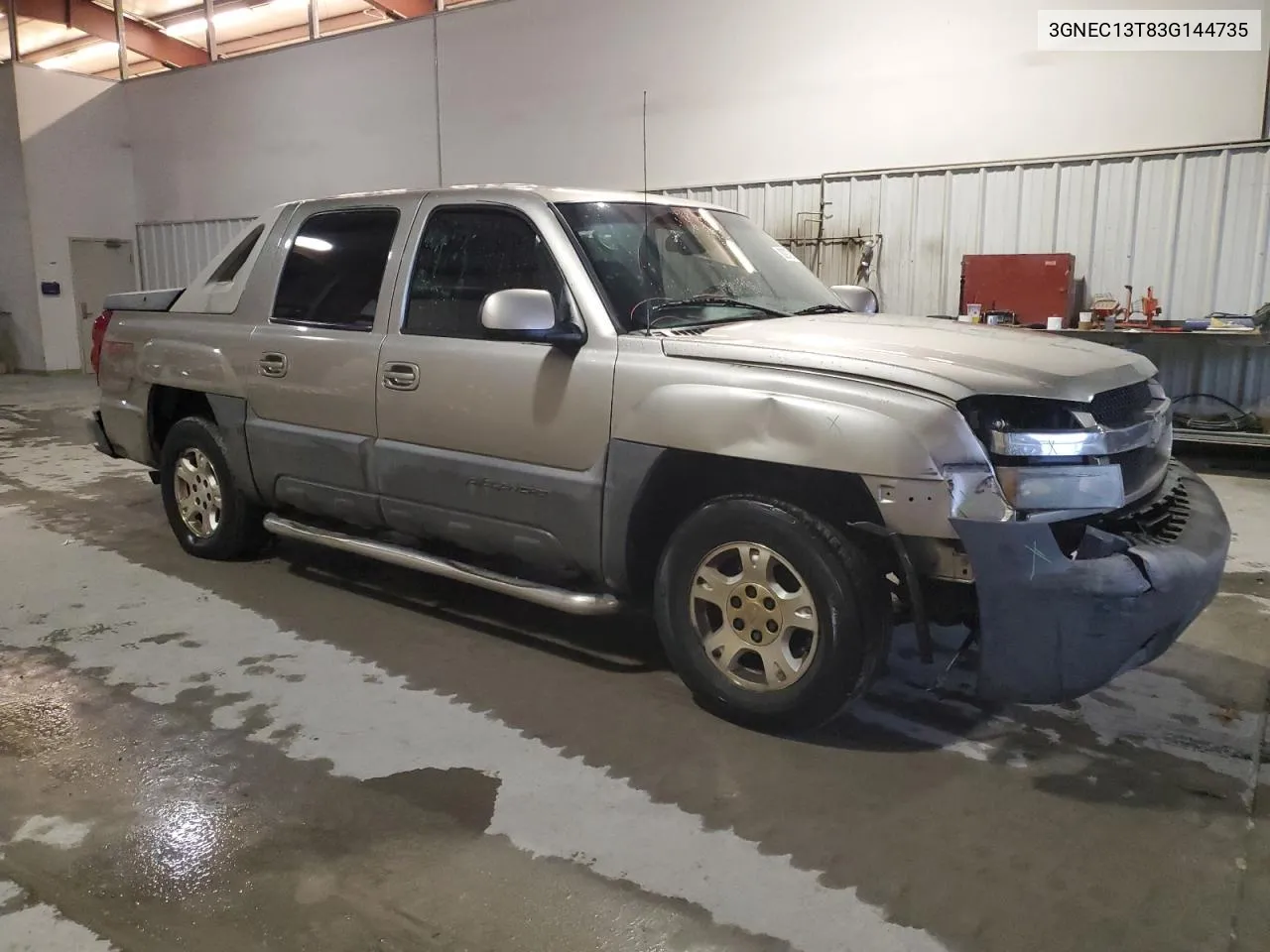 2003 Chevrolet Avalanche C1500 VIN: 3GNEC13T83G144735 Lot: 80972424