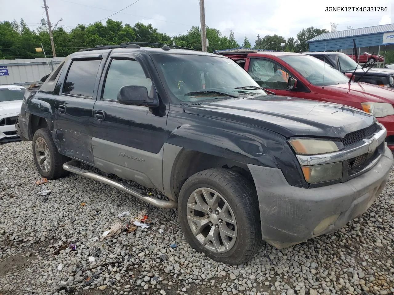 2004 Chevrolet Avalanche K1500 VIN: 3GNEK12TX4G331786 Lot: 53451914