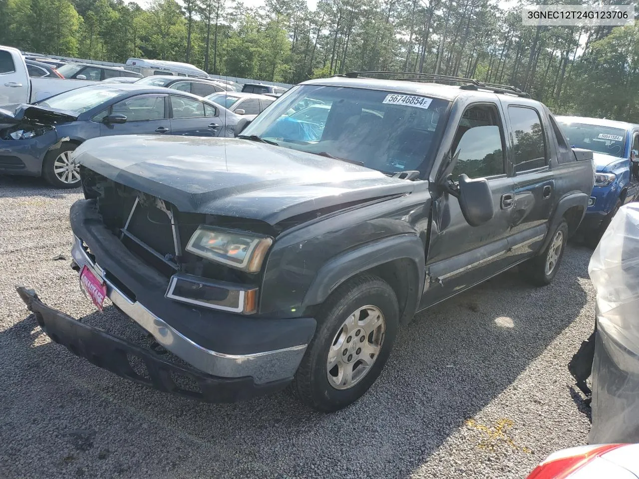 2004 Chevrolet Avalanche C1500 VIN: 3GNEC12T24G123706 Lot: 56746854