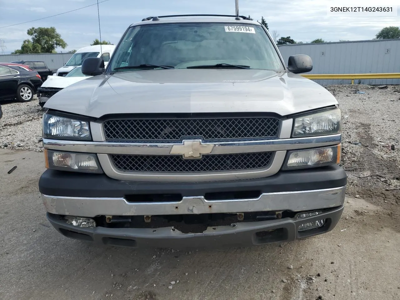 2004 Chevrolet Avalanche K1500 VIN: 3GNEK12T14G243631 Lot: 67599194