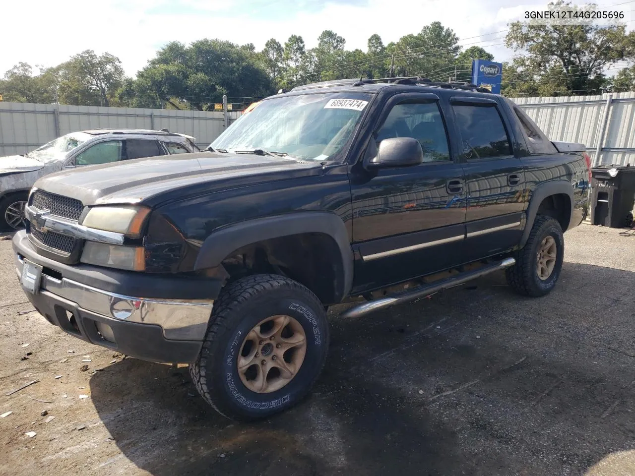 2004 Chevrolet Avalanche K1500 VIN: 3GNEK12T44G205696 Lot: 68937474