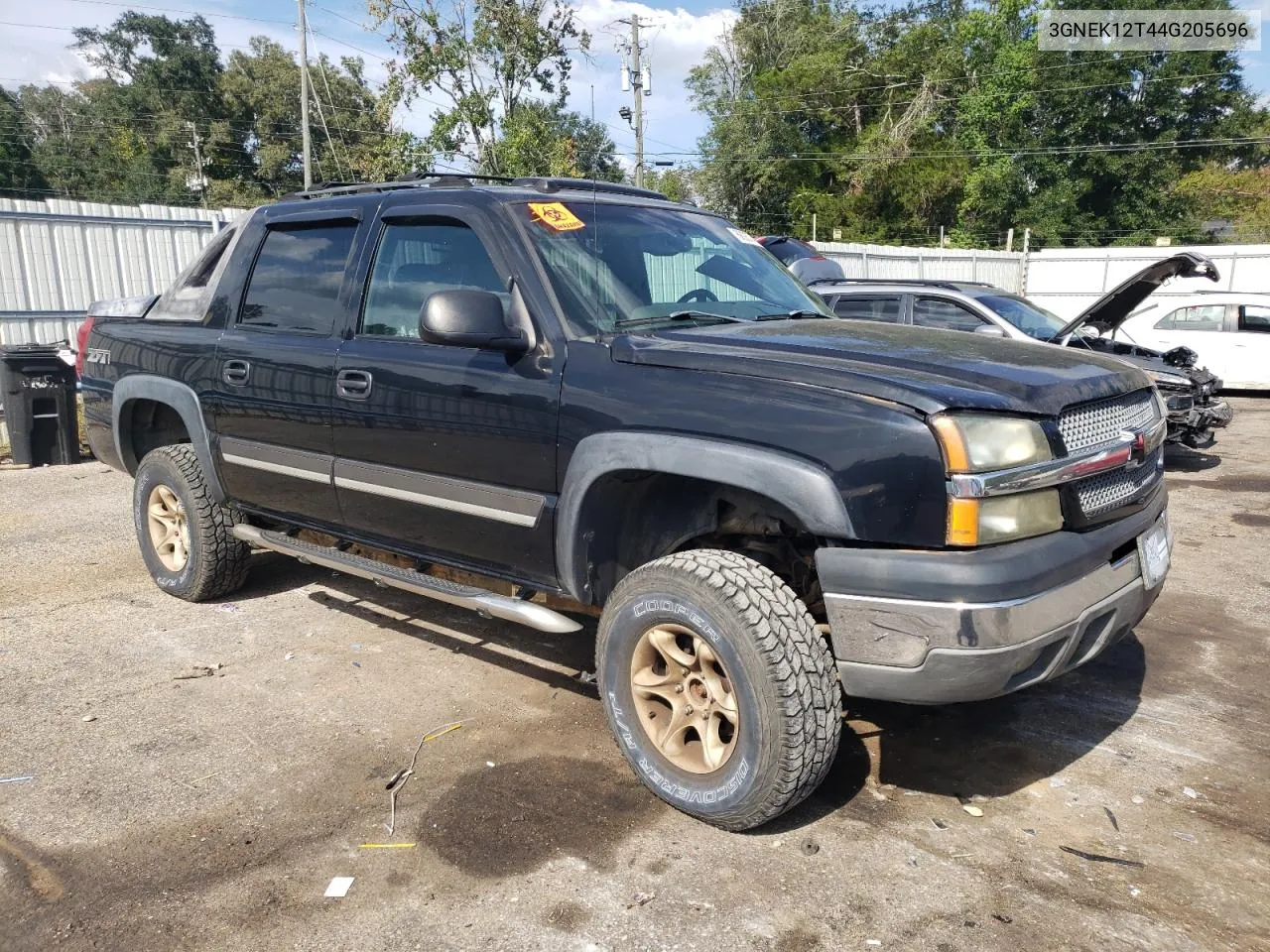 2004 Chevrolet Avalanche K1500 VIN: 3GNEK12T44G205696 Lot: 68937474