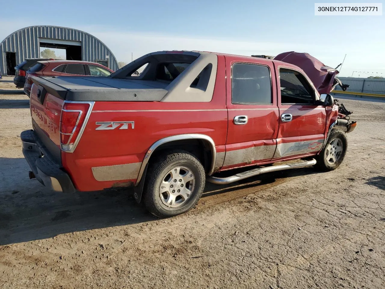 2004 Chevrolet Avalanche K1500 VIN: 3GNEK12T74G127771 Lot: 70630384