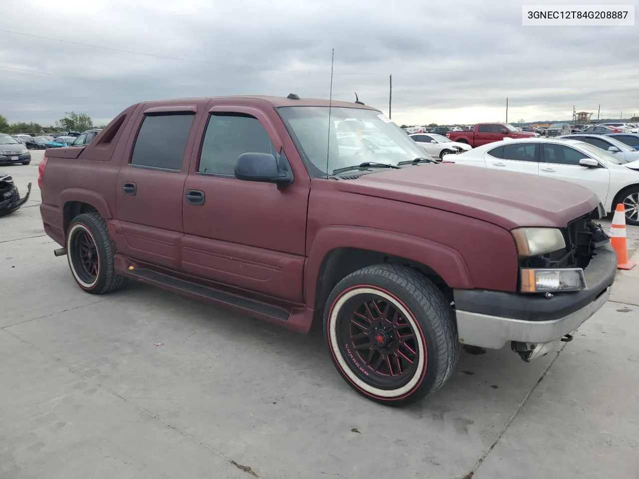 2004 Chevrolet Avalanche C1500 VIN: 3GNEC12T84G208887 Lot: 70998704