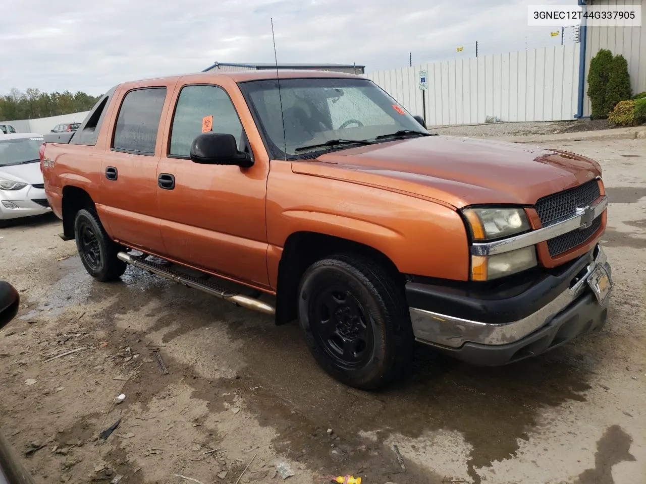 2004 Chevrolet Avalanche C1500 VIN: 3GNEC12T44G337905 Lot: 71874904