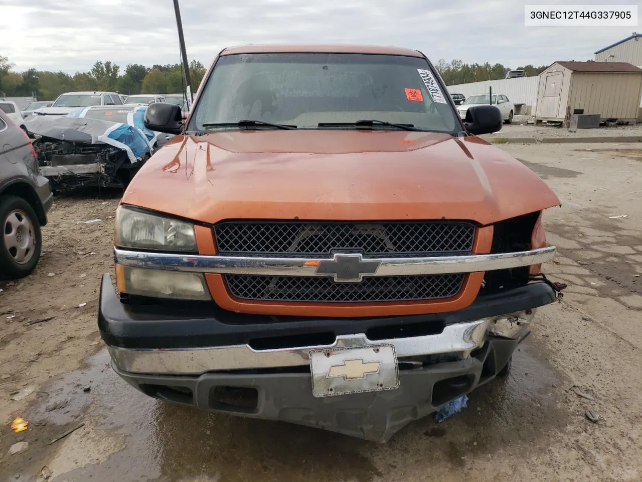 2004 Chevrolet Avalanche C1500 VIN: 3GNEC12T44G337905 Lot: 71874904