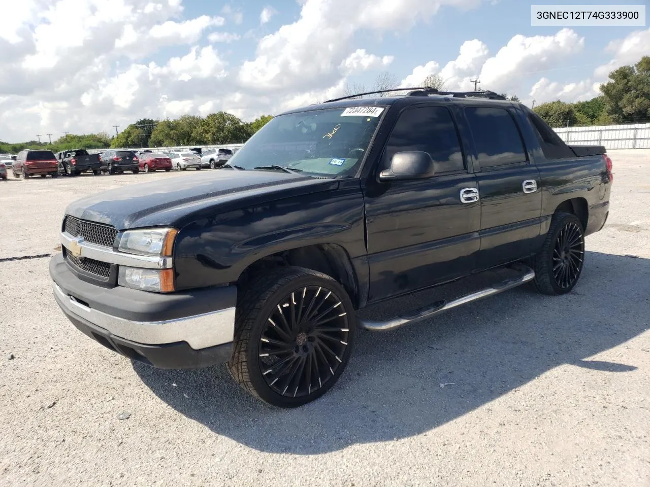 2004 Chevrolet Avalanche C1500 VIN: 3GNEC12T74G333900 Lot: 72347284