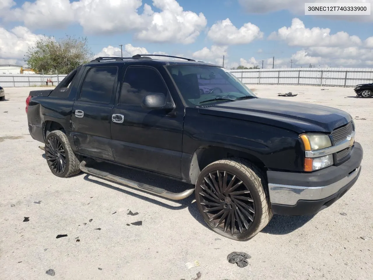 2004 Chevrolet Avalanche C1500 VIN: 3GNEC12T74G333900 Lot: 72347284