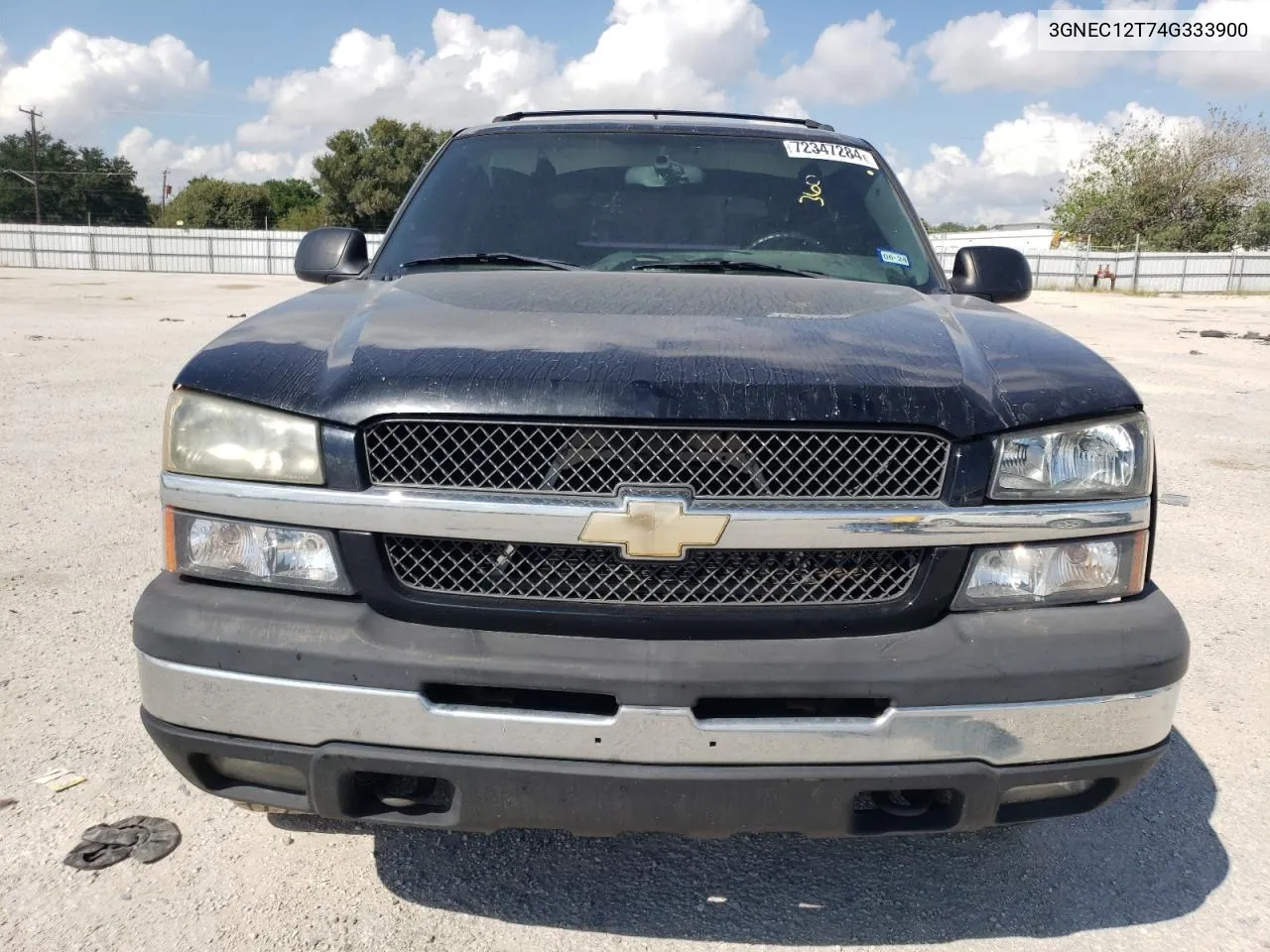 2004 Chevrolet Avalanche C1500 VIN: 3GNEC12T74G333900 Lot: 72347284