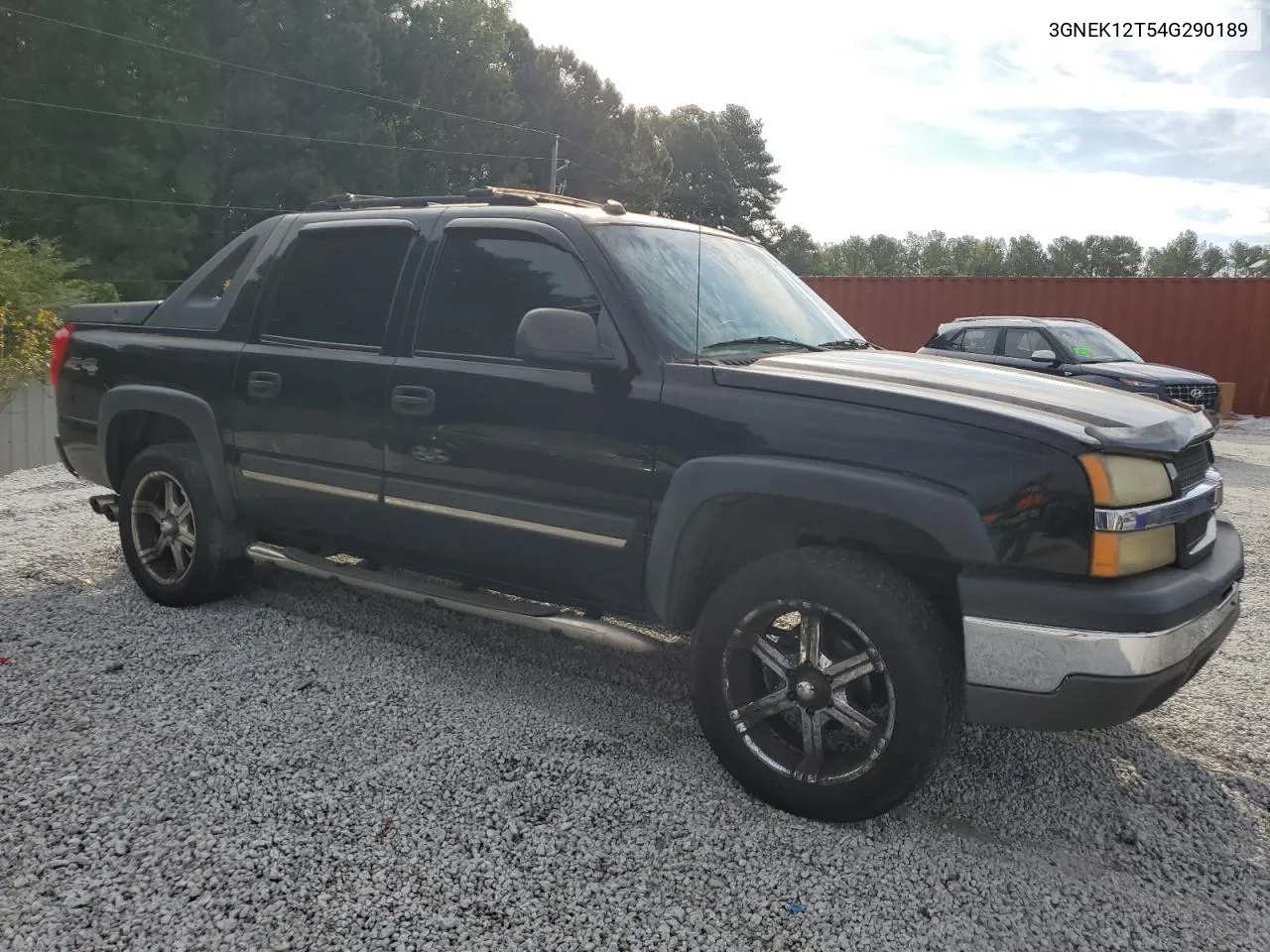 2004 Chevrolet Avalanche K1500 VIN: 3GNEK12T54G290189 Lot: 72940904