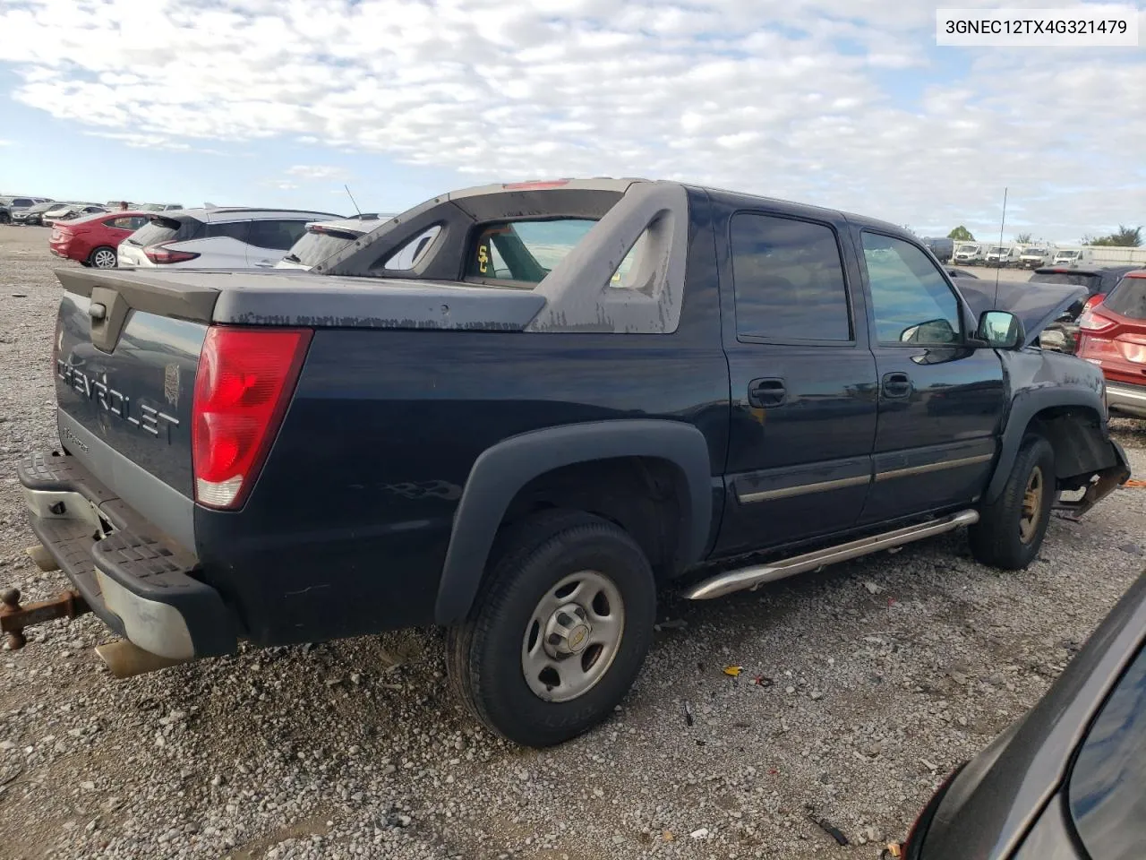 2004 Chevrolet Avalanche C1500 VIN: 3GNEC12TX4G321479 Lot: 73384064