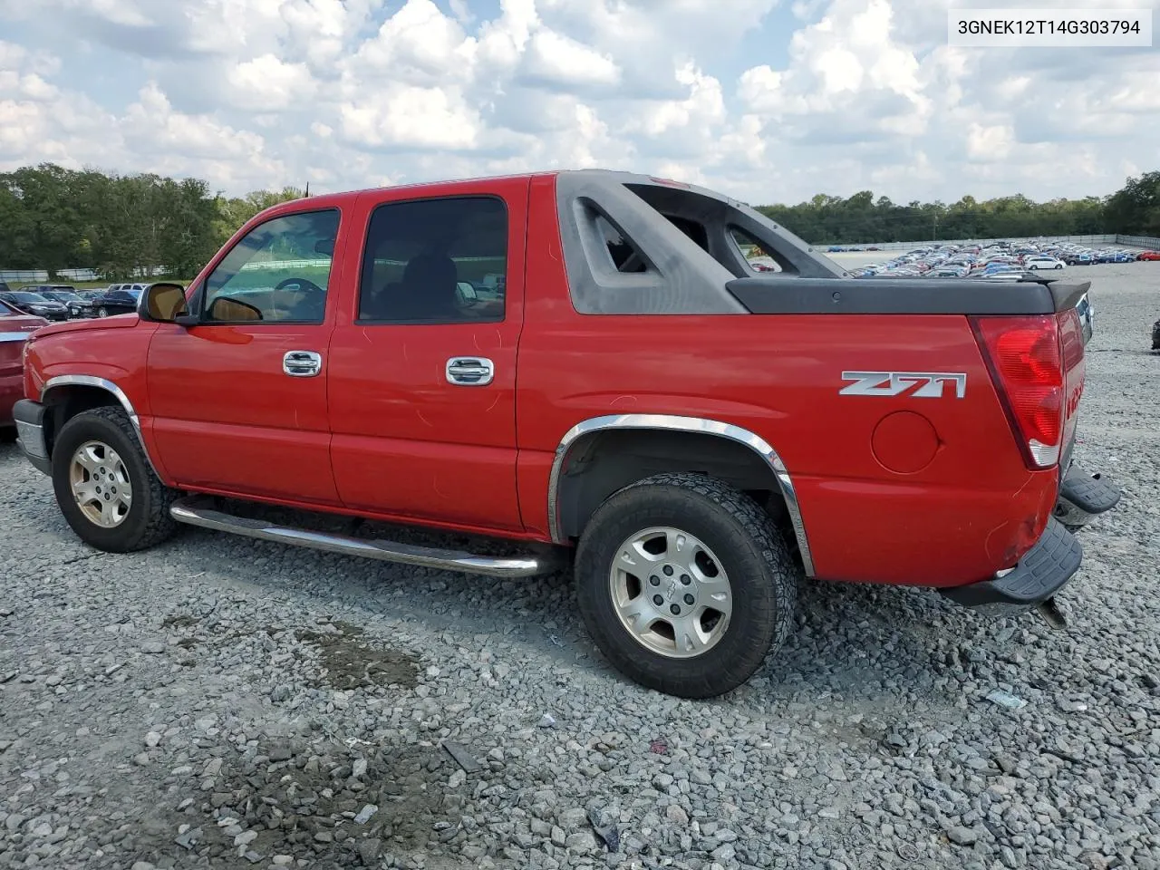 2004 Chevrolet Avalanche K1500 VIN: 3GNEK12T14G303794 Lot: 74266364