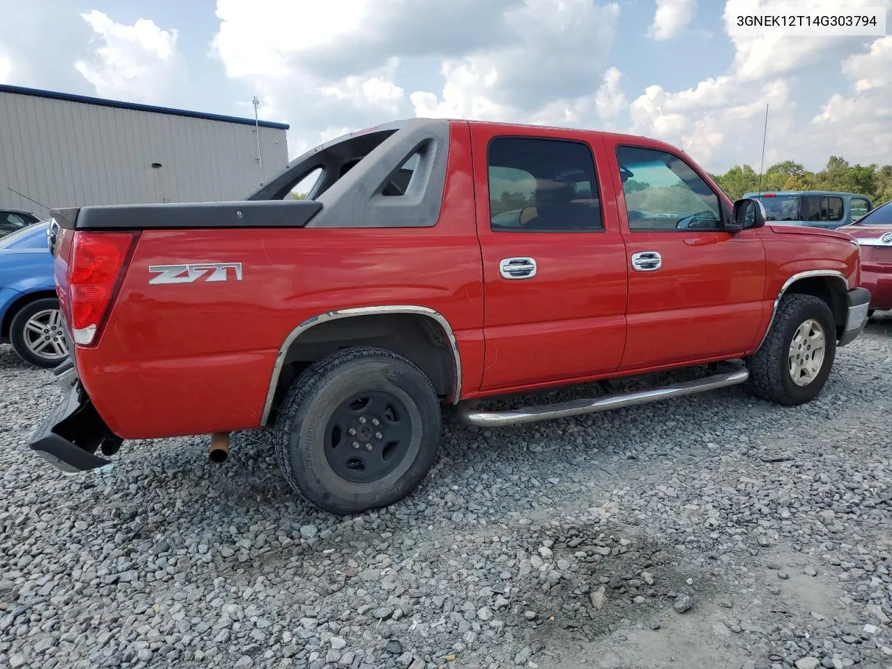 2004 Chevrolet Avalanche K1500 VIN: 3GNEK12T14G303794 Lot: 74266364