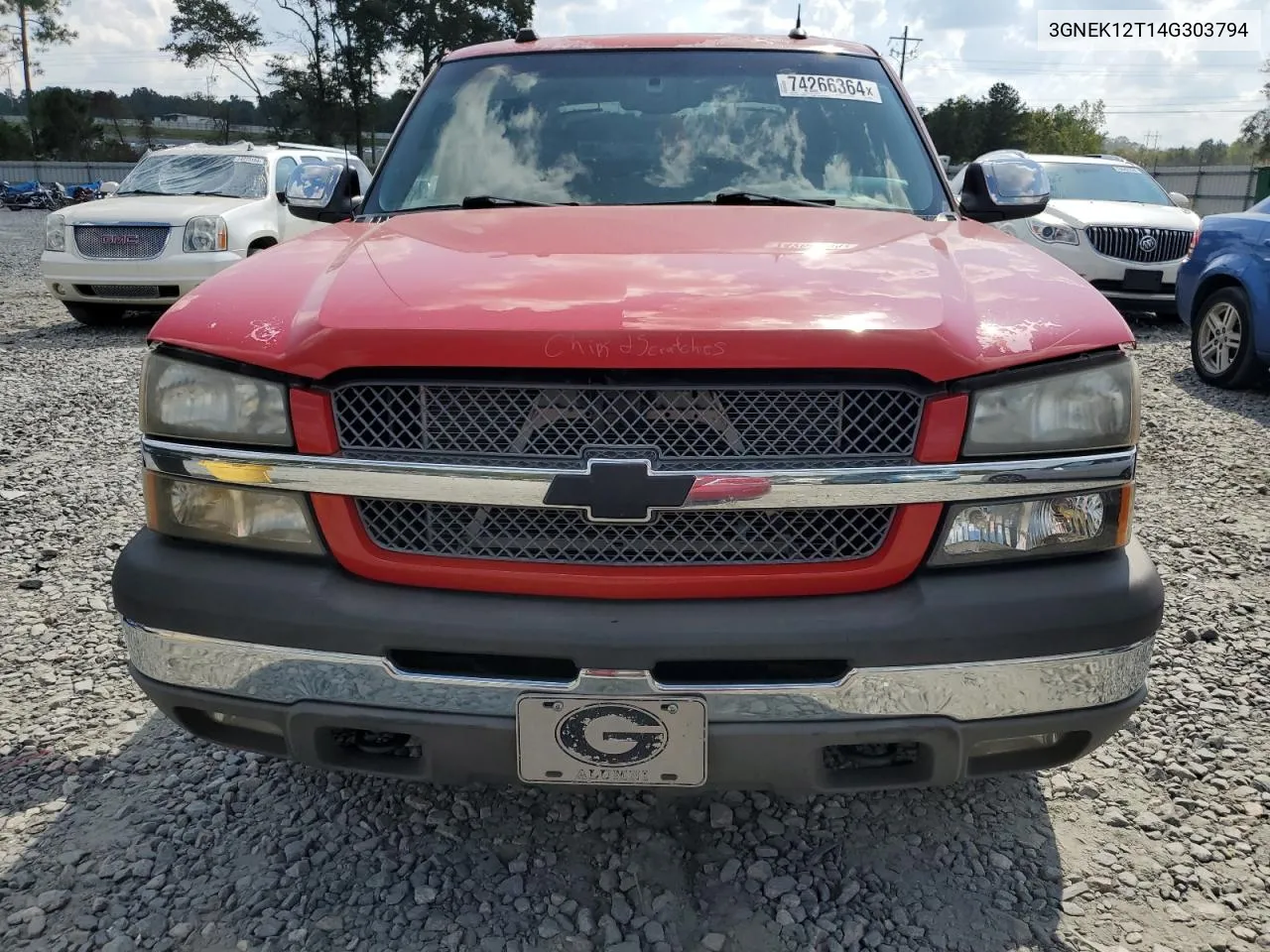 2004 Chevrolet Avalanche K1500 VIN: 3GNEK12T14G303794 Lot: 74266364