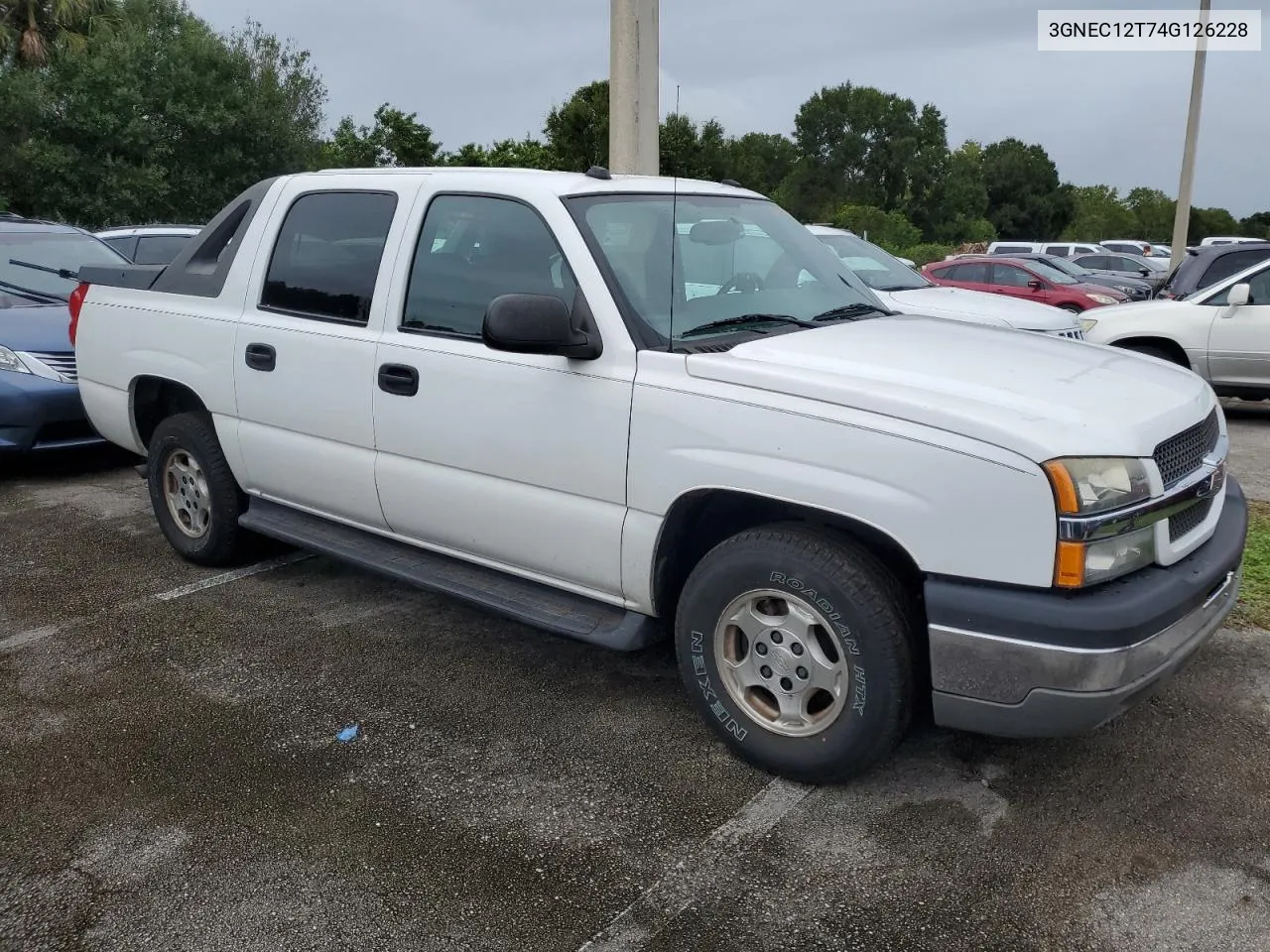 2004 Chevrolet Avalanche C1500 VIN: 3GNEC12T74G126228 Lot: 74784944