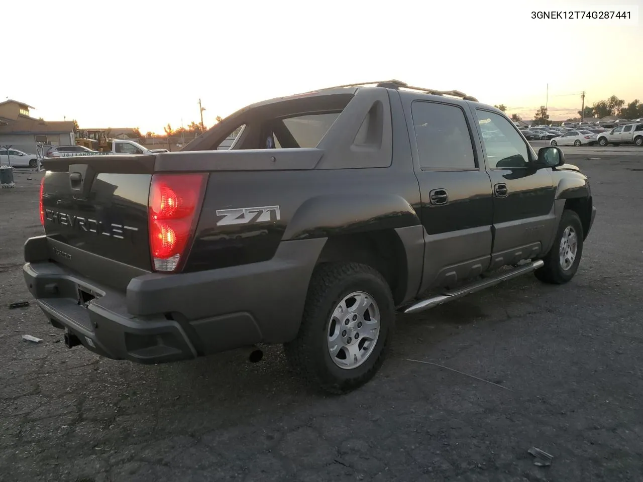 2004 Chevrolet Avalanche K1500 VIN: 3GNEK12T74G287441 Lot: 74966144