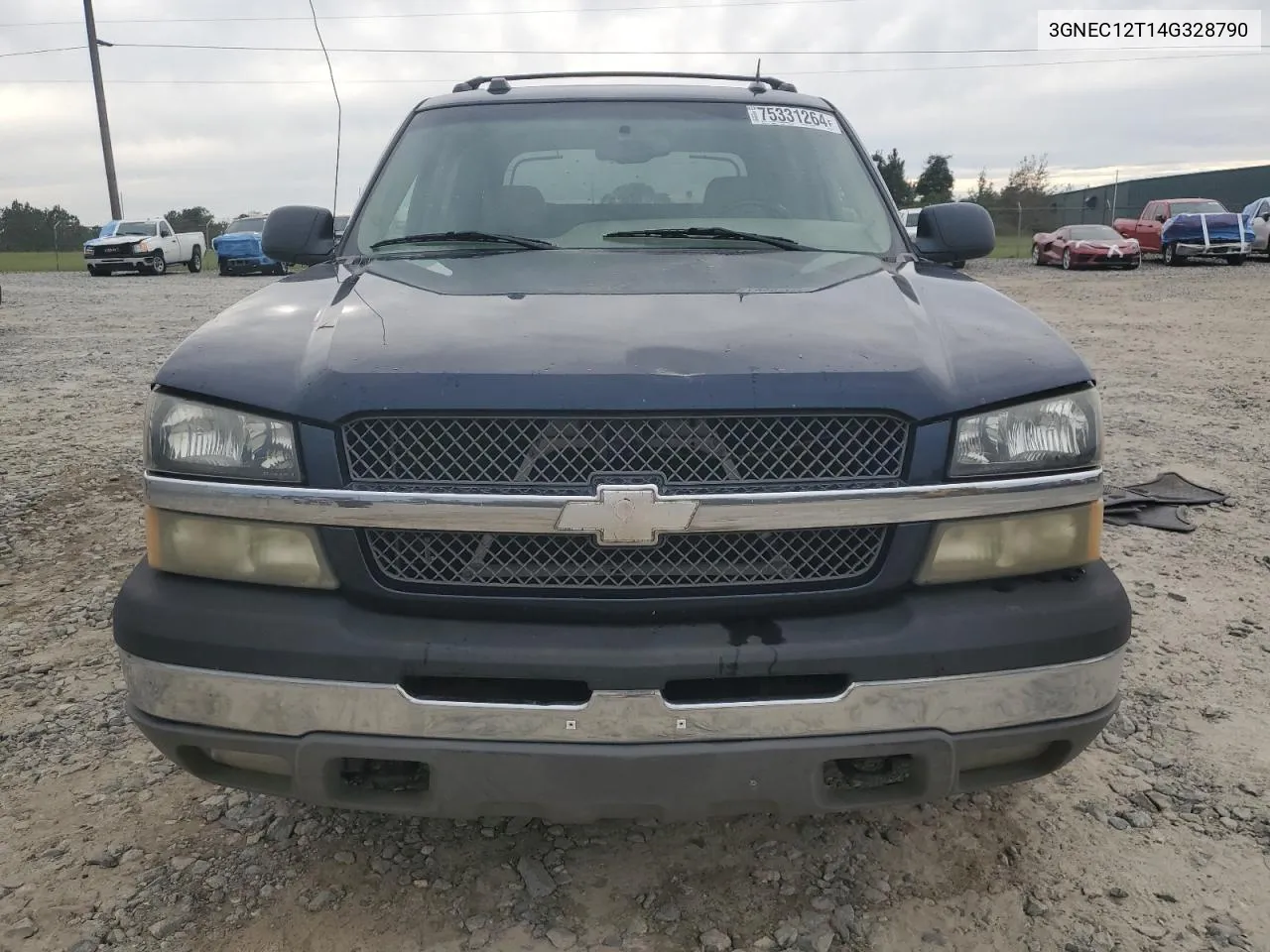 2004 Chevrolet Avalanche C1500 VIN: 3GNEC12T14G328790 Lot: 75331264