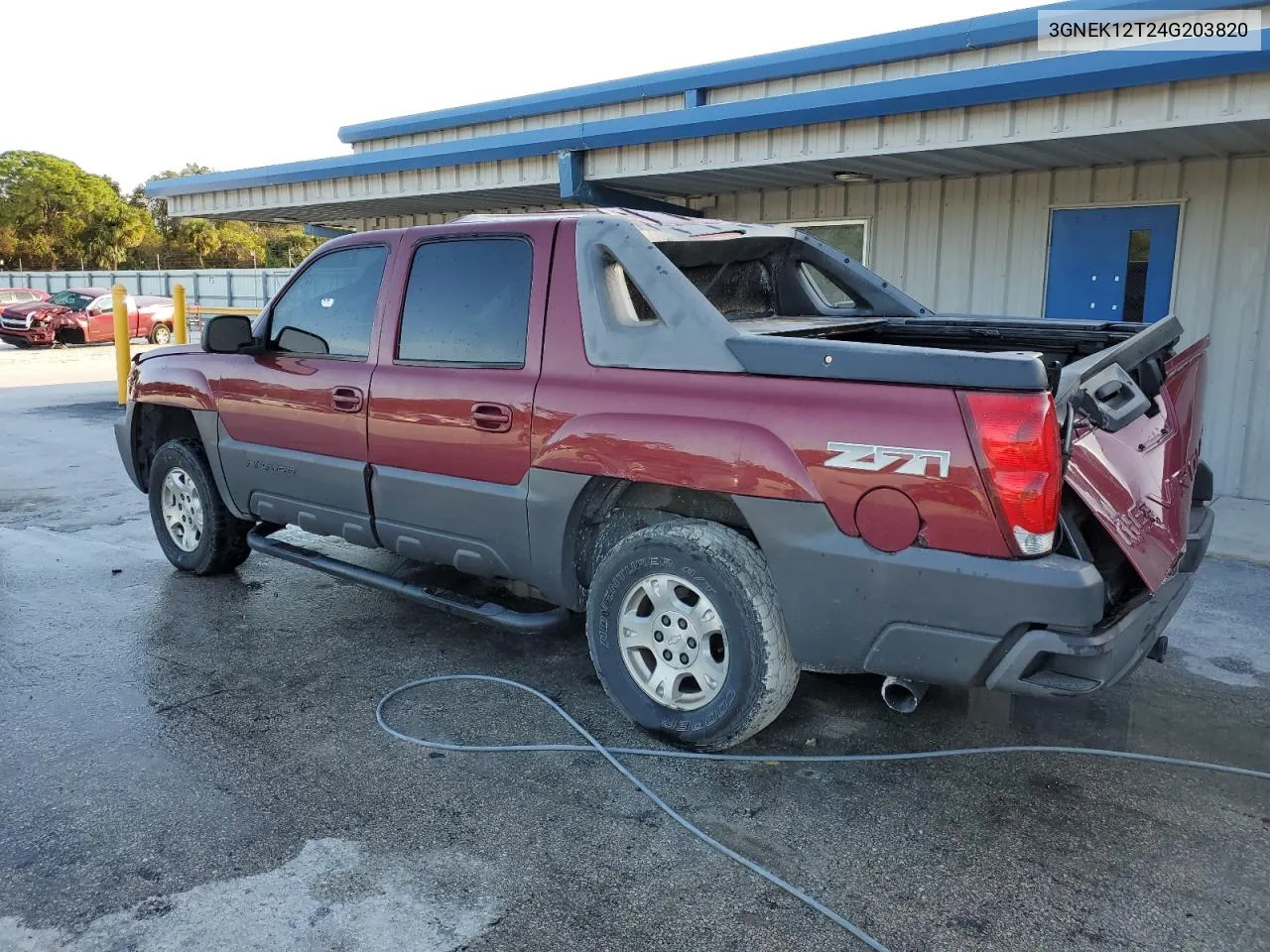 2004 Chevrolet Avalanche K1500 VIN: 3GNEK12T24G203820 Lot: 76016844