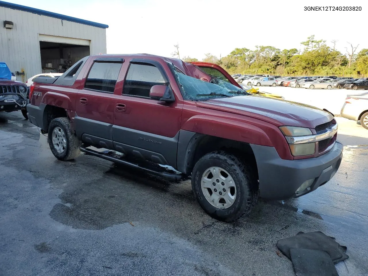 2004 Chevrolet Avalanche K1500 VIN: 3GNEK12T24G203820 Lot: 76016844