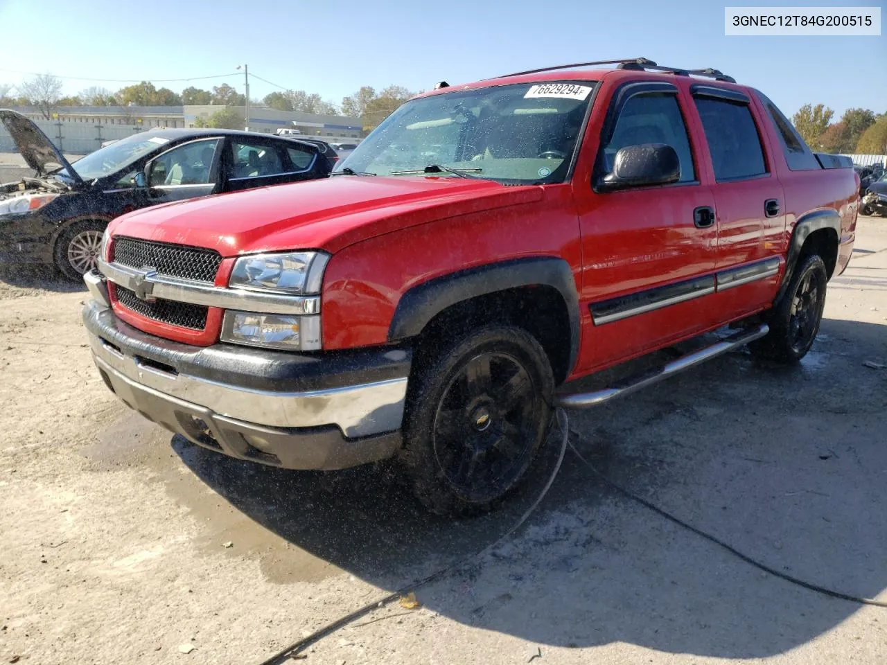 2004 Chevrolet Avalanche C1500 VIN: 3GNEC12T84G200515 Lot: 76629294