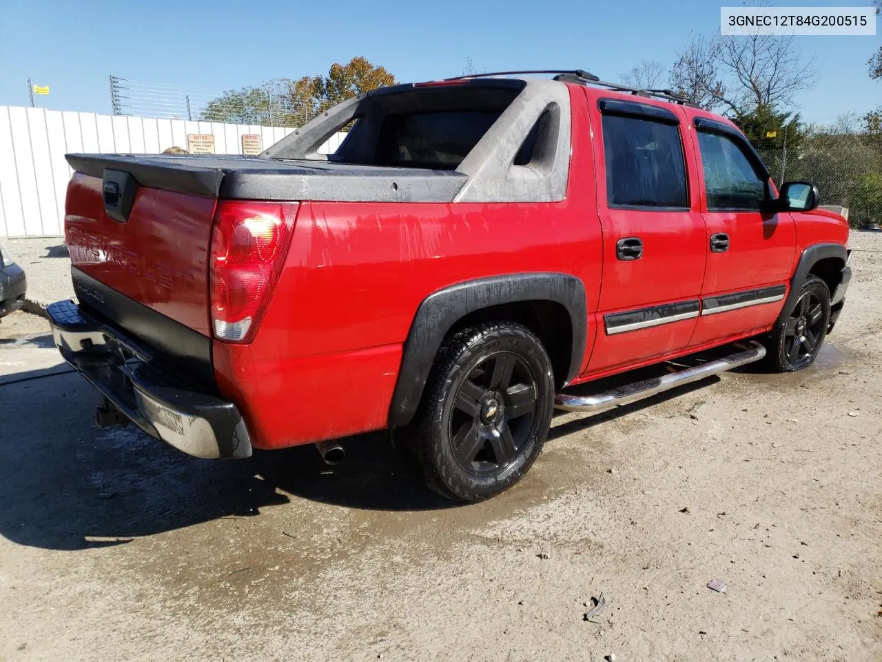 2004 Chevrolet Avalanche C1500 VIN: 3GNEC12T84G200515 Lot: 76629294