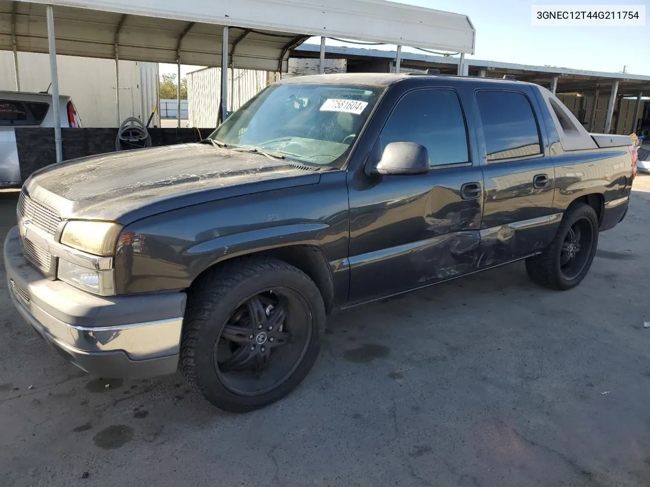 2004 Chevrolet Avalanche C1500 VIN: 3GNEC12T44G211754 Lot: 77581604