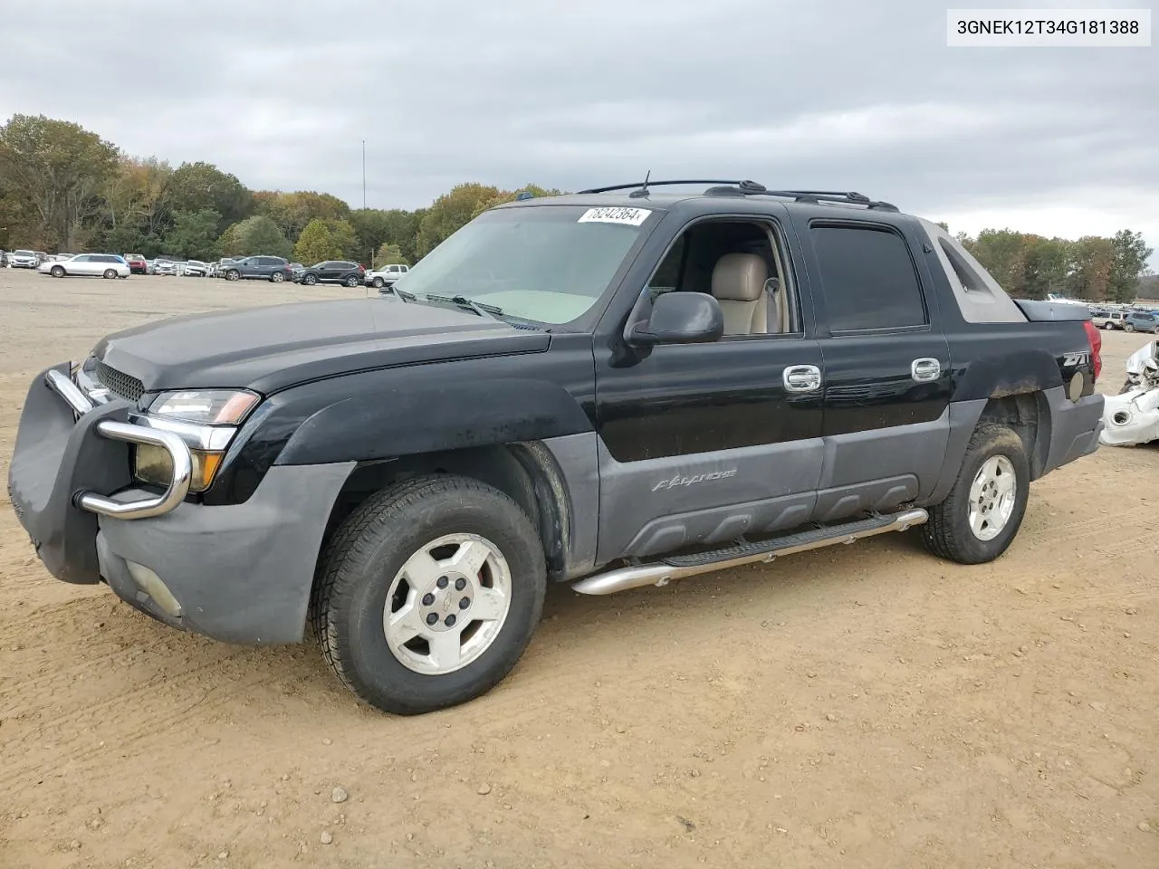 2004 Chevrolet Avalanche K1500 VIN: 3GNEK12T34G181388 Lot: 78242364