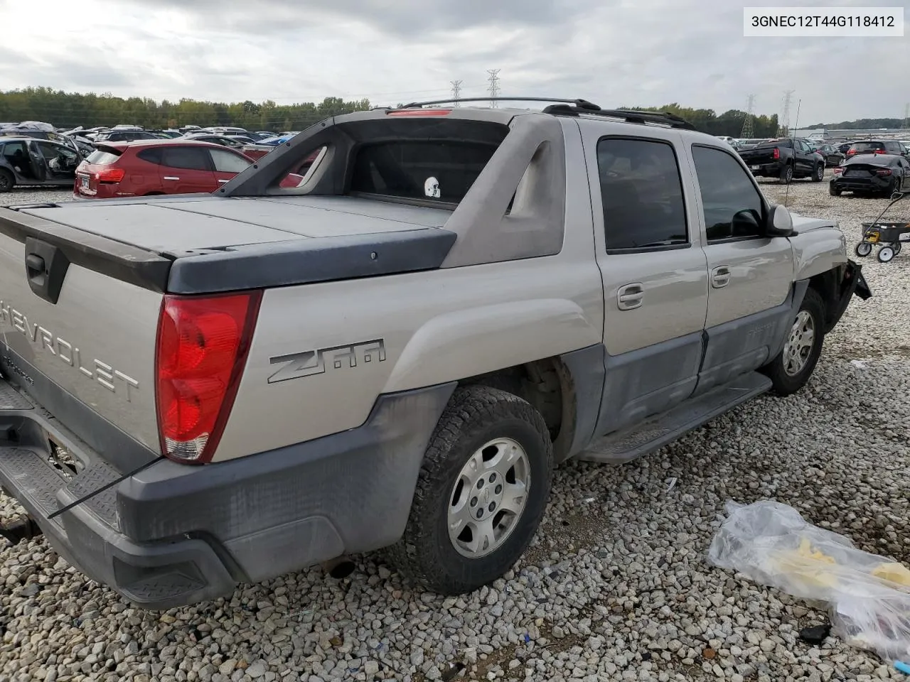 2004 Chevrolet Avalanche C1500 VIN: 3GNEC12T44G118412 Lot: 78592904