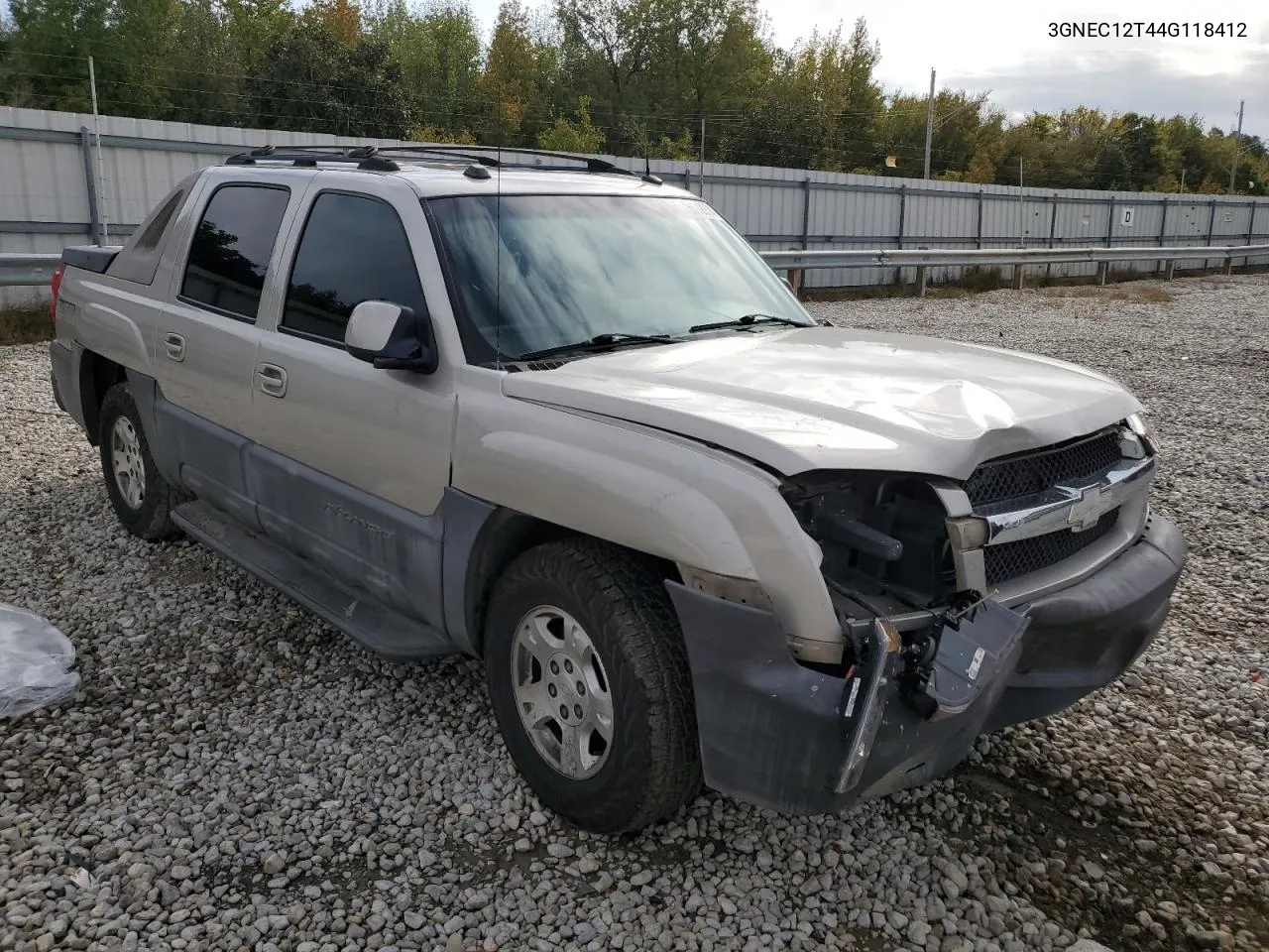 2004 Chevrolet Avalanche C1500 VIN: 3GNEC12T44G118412 Lot: 78592904